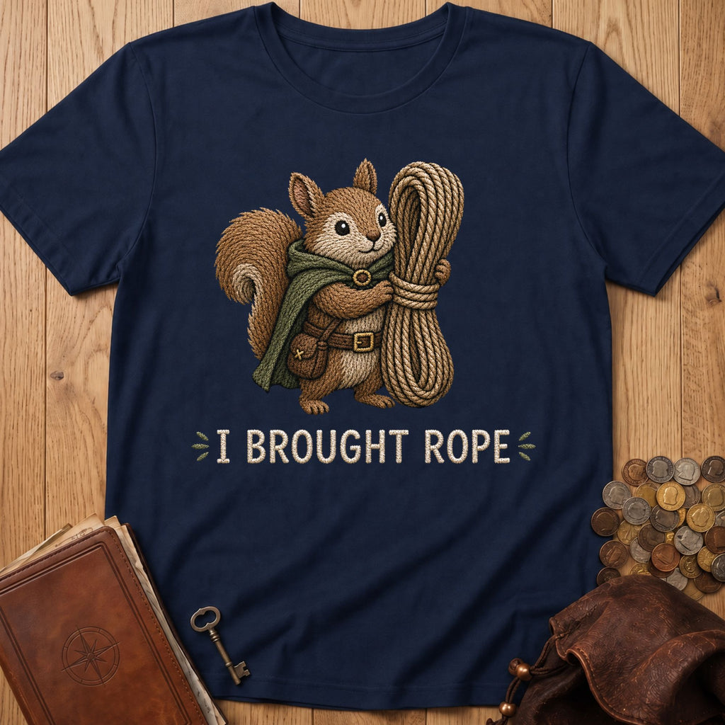 I Brought Rope T‑Shirt in Navy