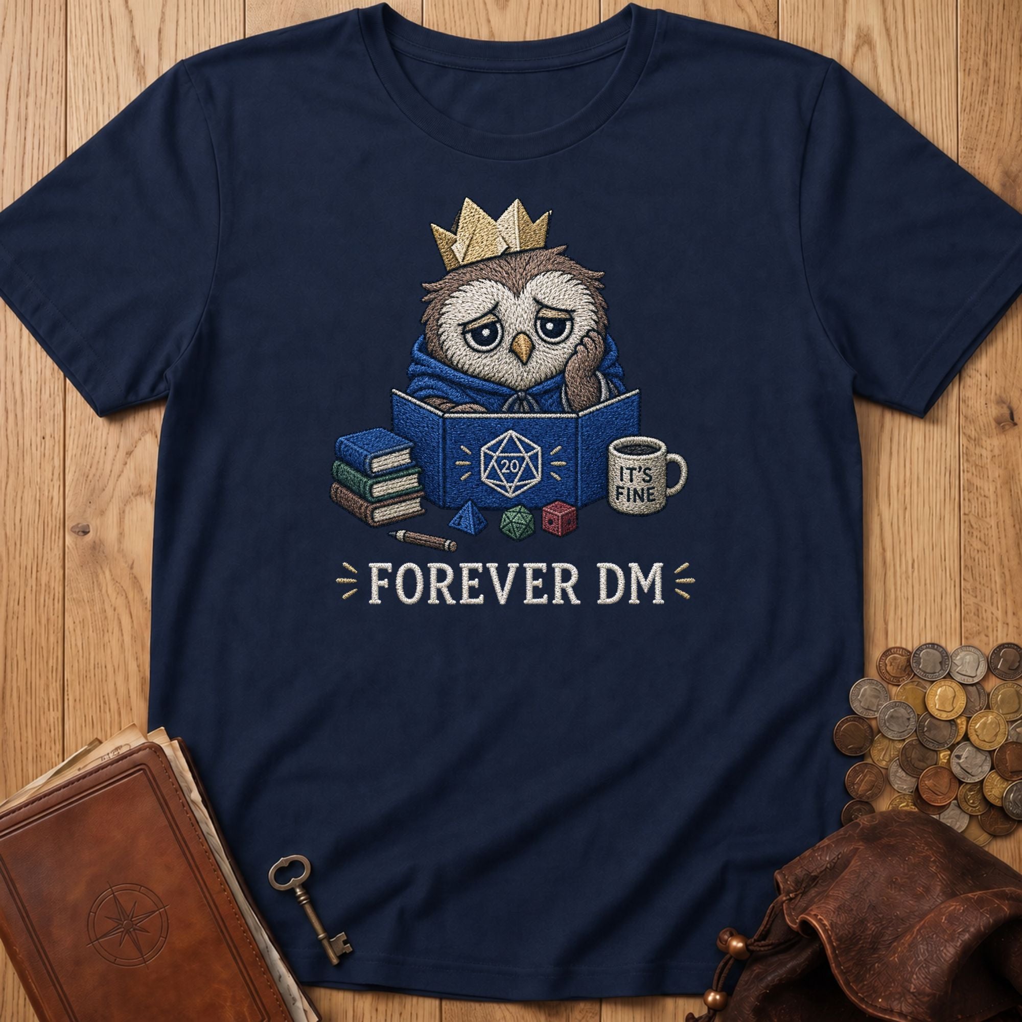 Forever DM T‑Shirt in Navy