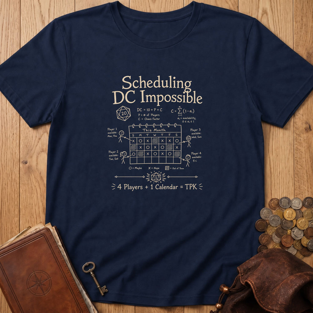 Scheduling DC Impossible T‑Shirt in Navy
