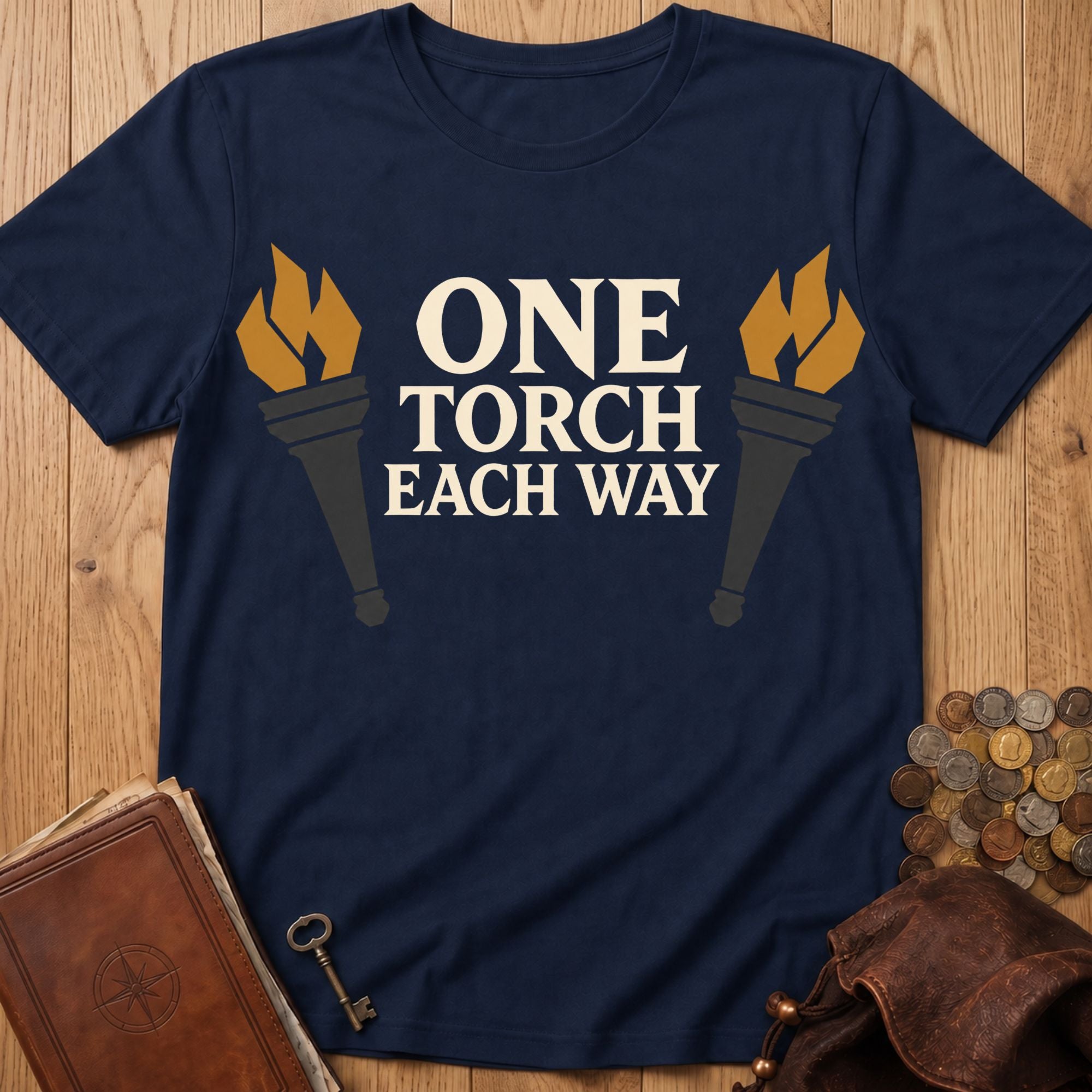 One Torch T‑Shirt in Navy