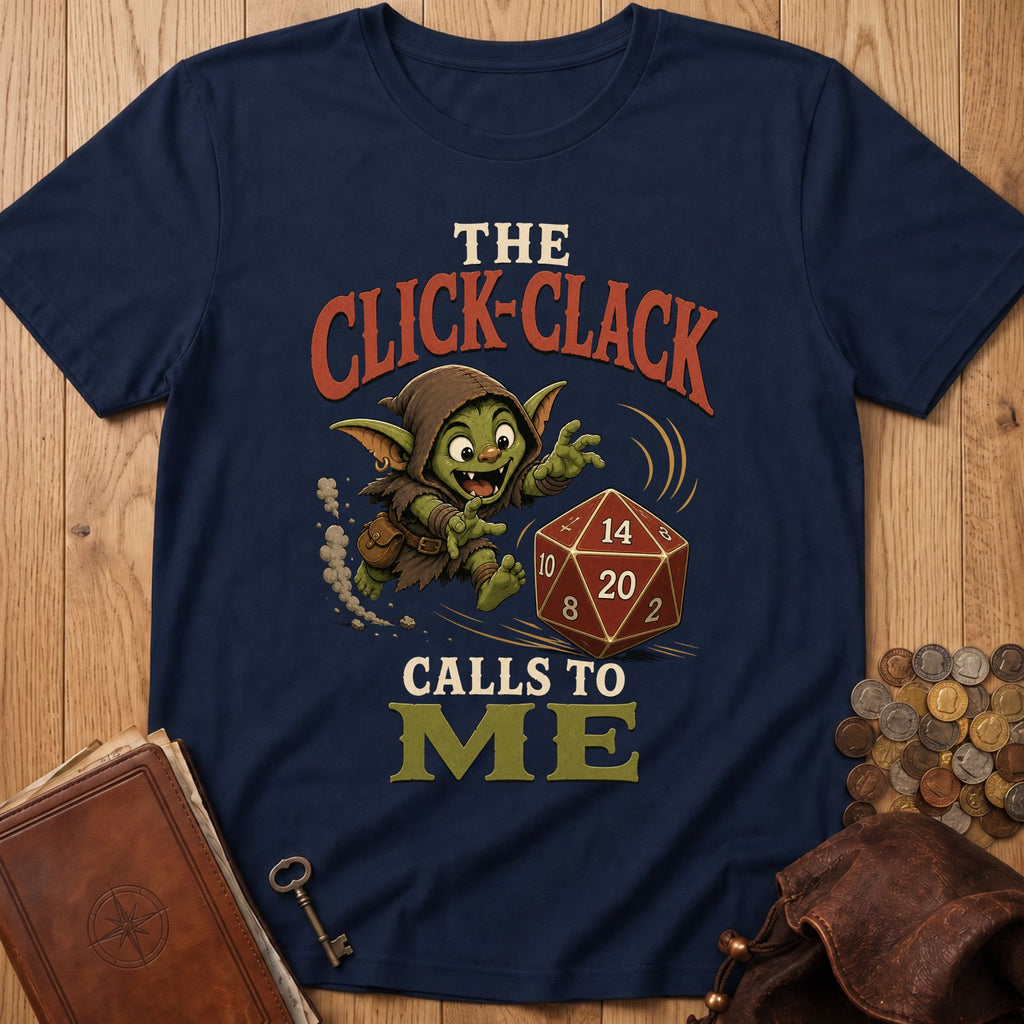 Click Clack T‑Shirt in Navy