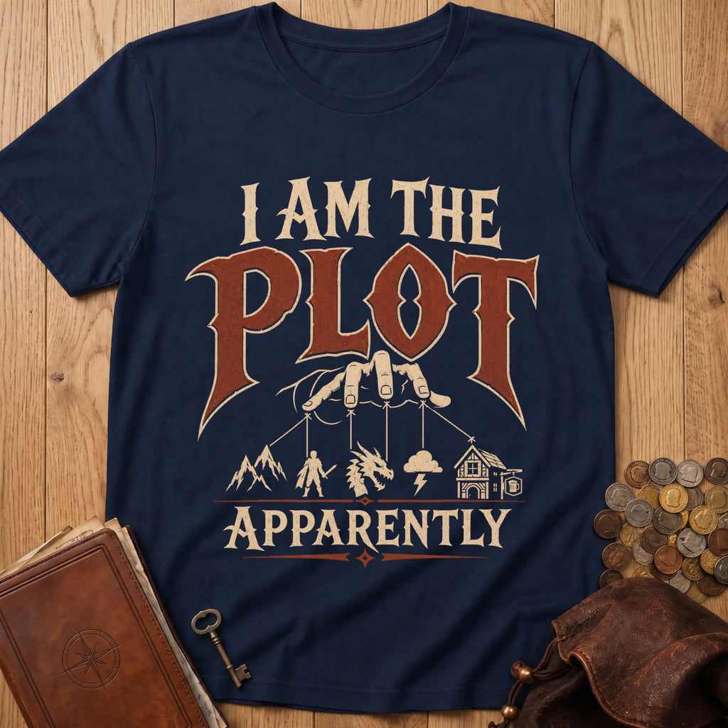 I Am the Plot T‑Shirt in Navy