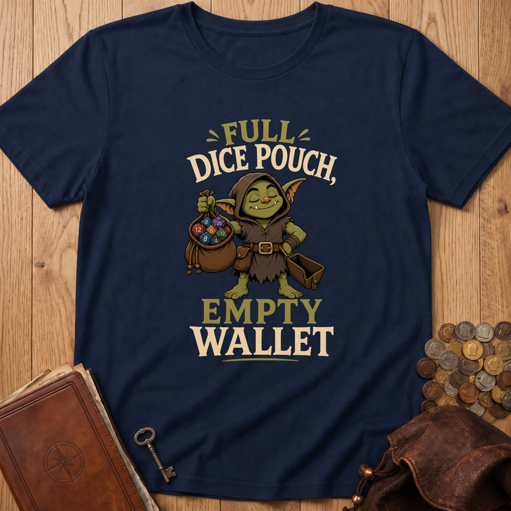 Full Dice Pouch T‑Shirt in Navy