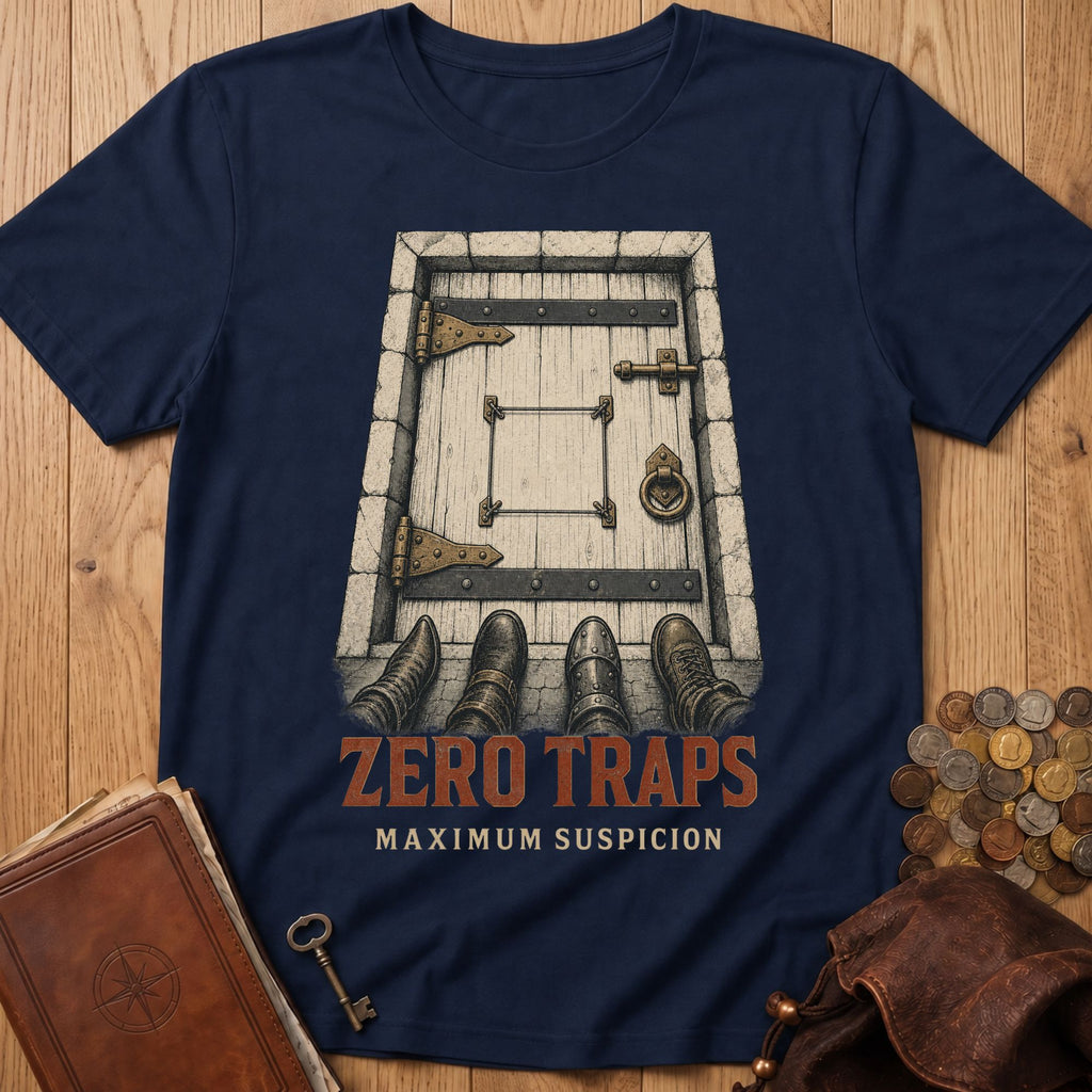 Maximum Suspicion T‑Shirt in Navy