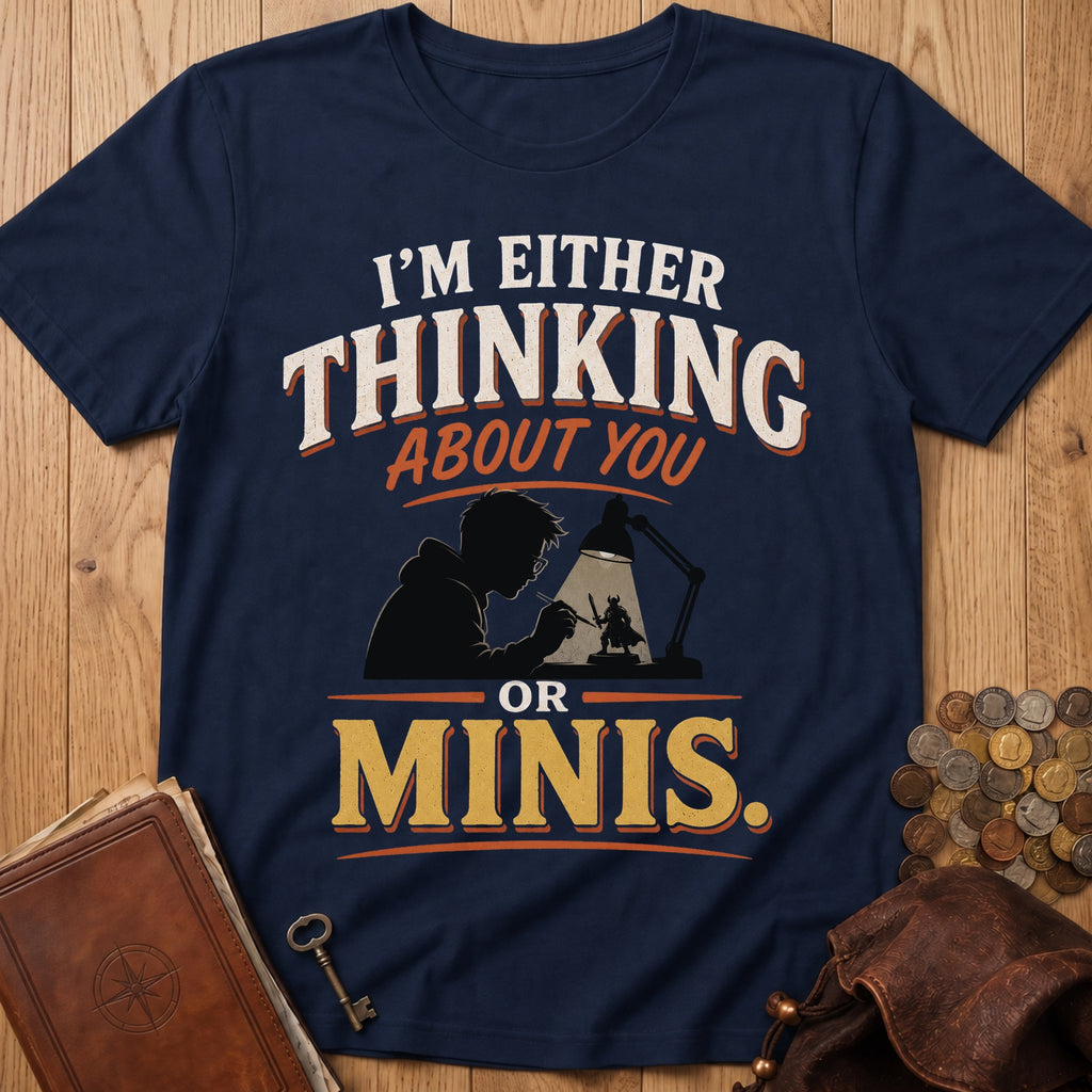 Thinking About Minis T‑Shirt in Navy