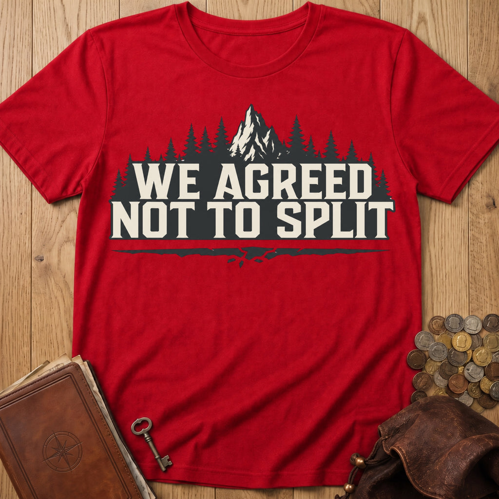 Not To Split T‑Shirt in Red