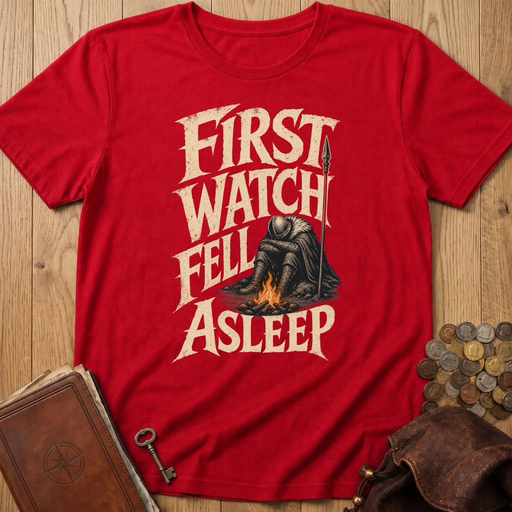 First Watch Fell Asleep T‑Shirt in Red