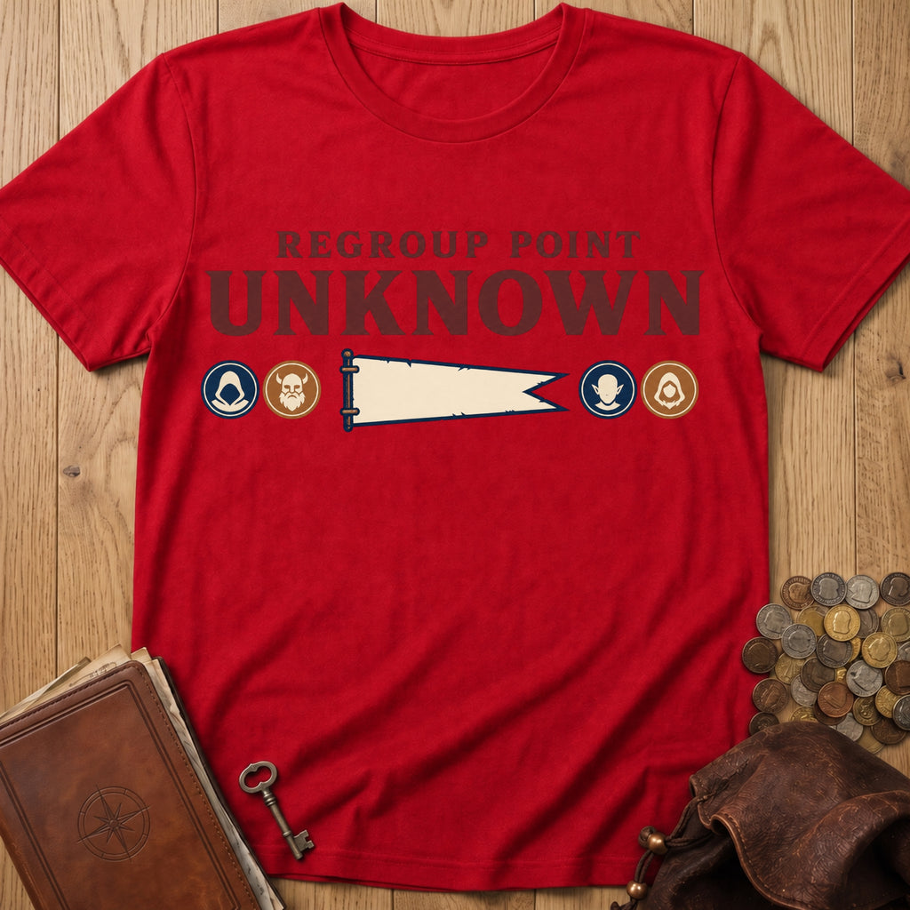 Regroup Point Unknown T‑Shirt in Red