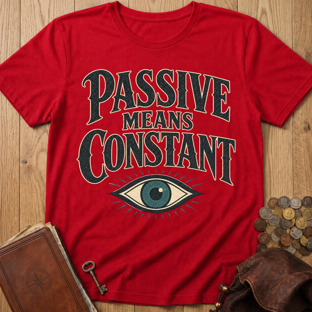 Passive Means Constant T‑Shirt in Red