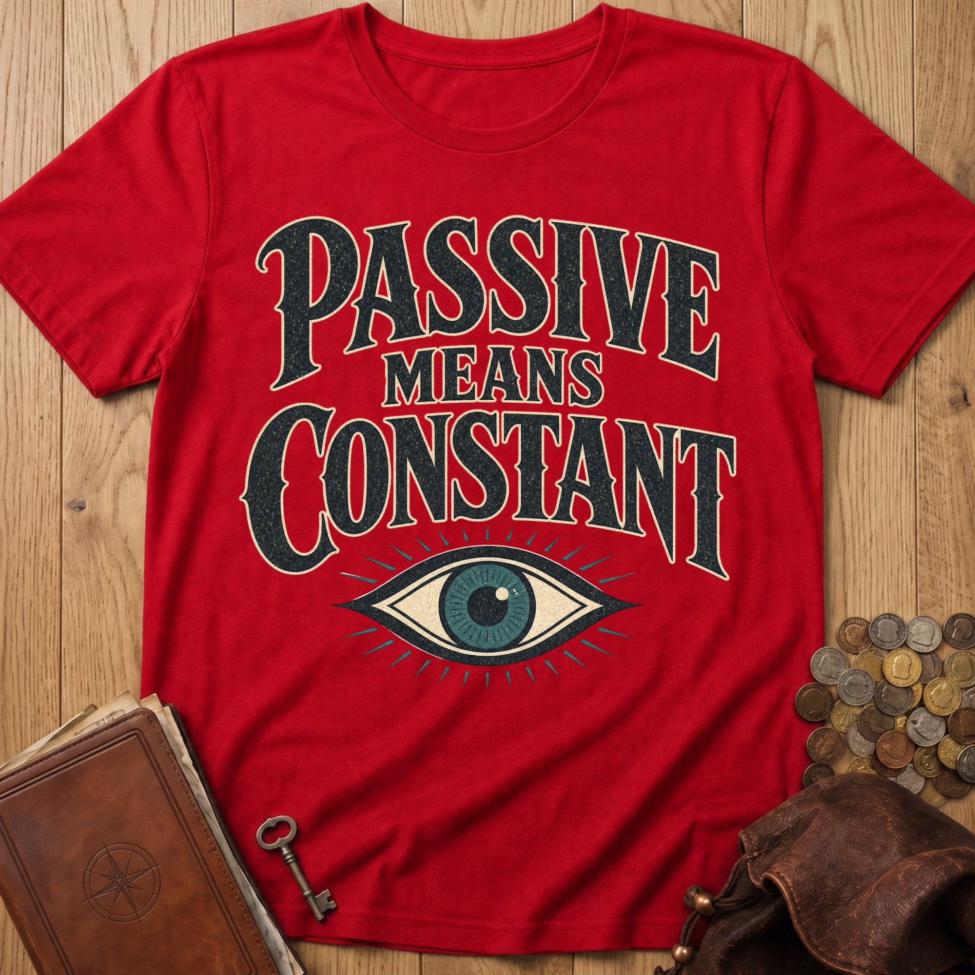 Passive Means Constant T‑Shirt in Red