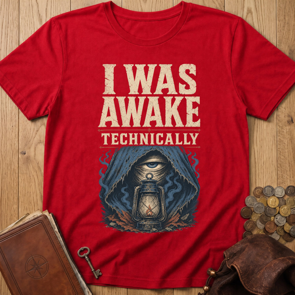 Technically Awake T‑Shirt in Red