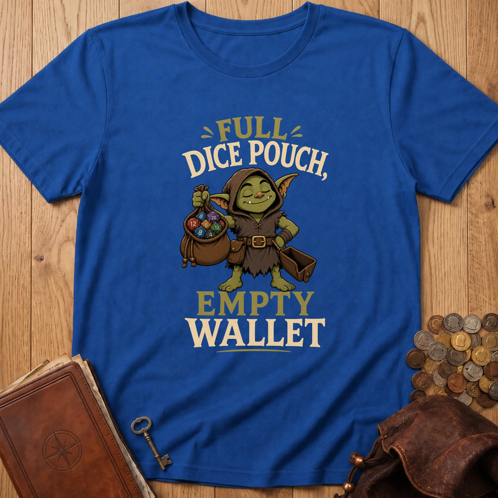 Full Dice Pouch T‑Shirt in Royal