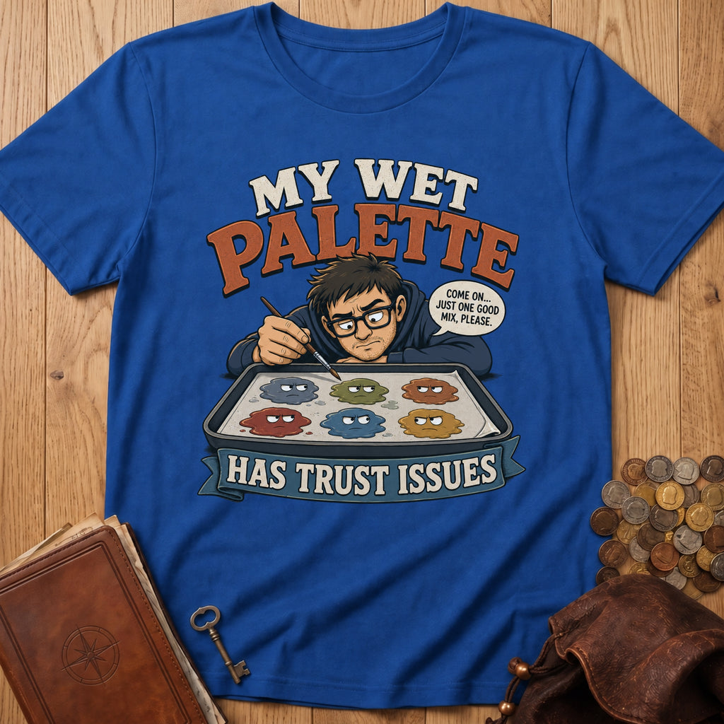 Palette Trust Issues T‑Shirt in Royal