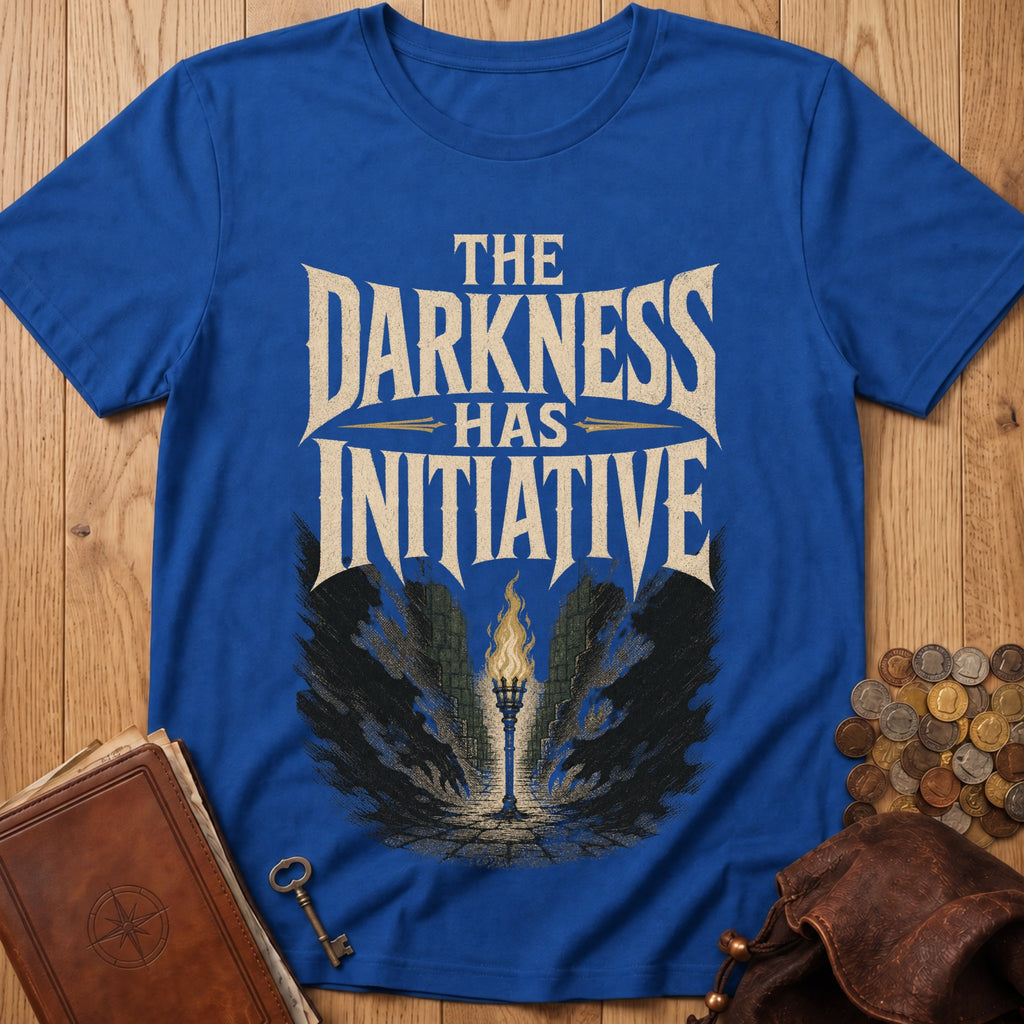 Darkness Has Initiative T‑Shirt in Royal
