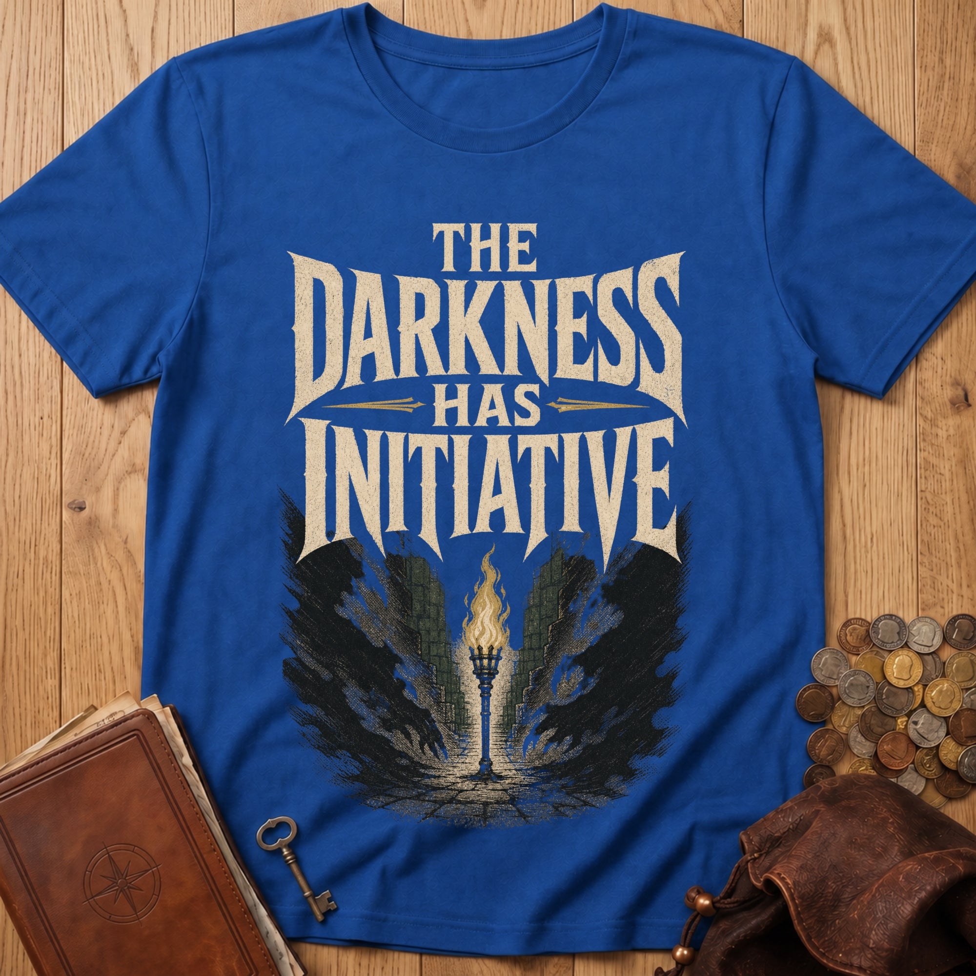Darkness Has Initiative T‑Shirt in Royal
