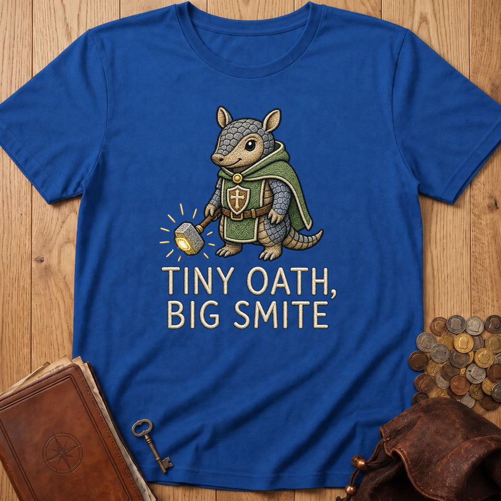 Tiny Oath, Big Smite T‑Shirt in Royal