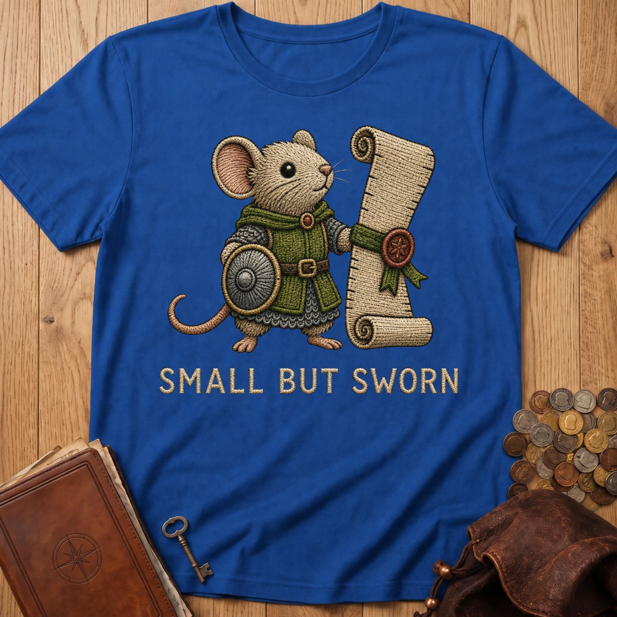 Small But Sworn T‑Shirt in Royal