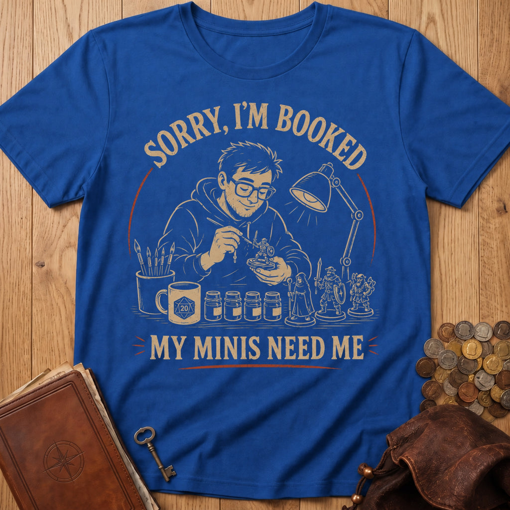 My Minis Need Me T‑Shirt in Royal