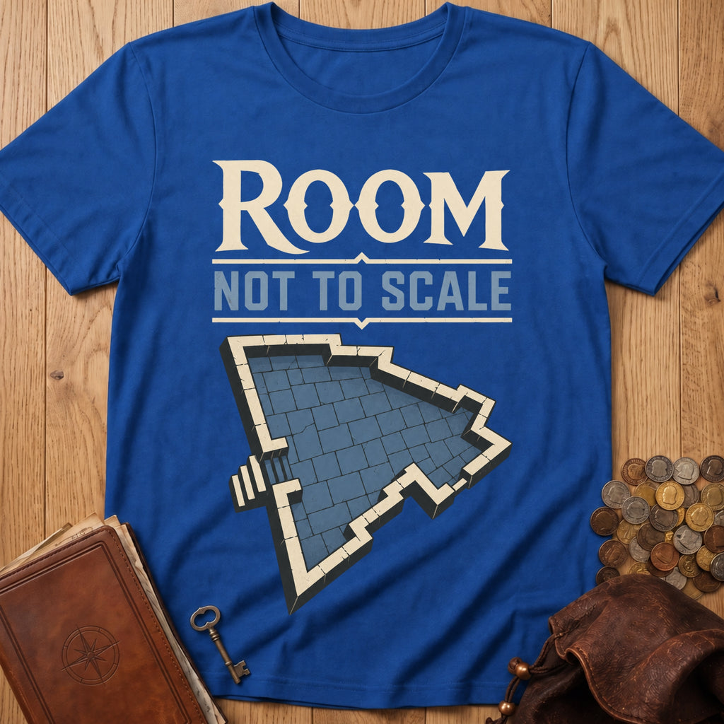 Room Not To Scale T‑Shirt in Royal