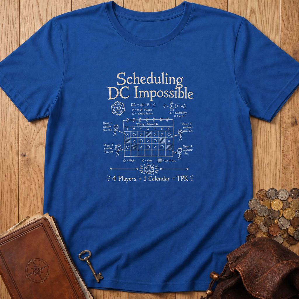Scheduling DC Impossible T‑Shirt in Royal