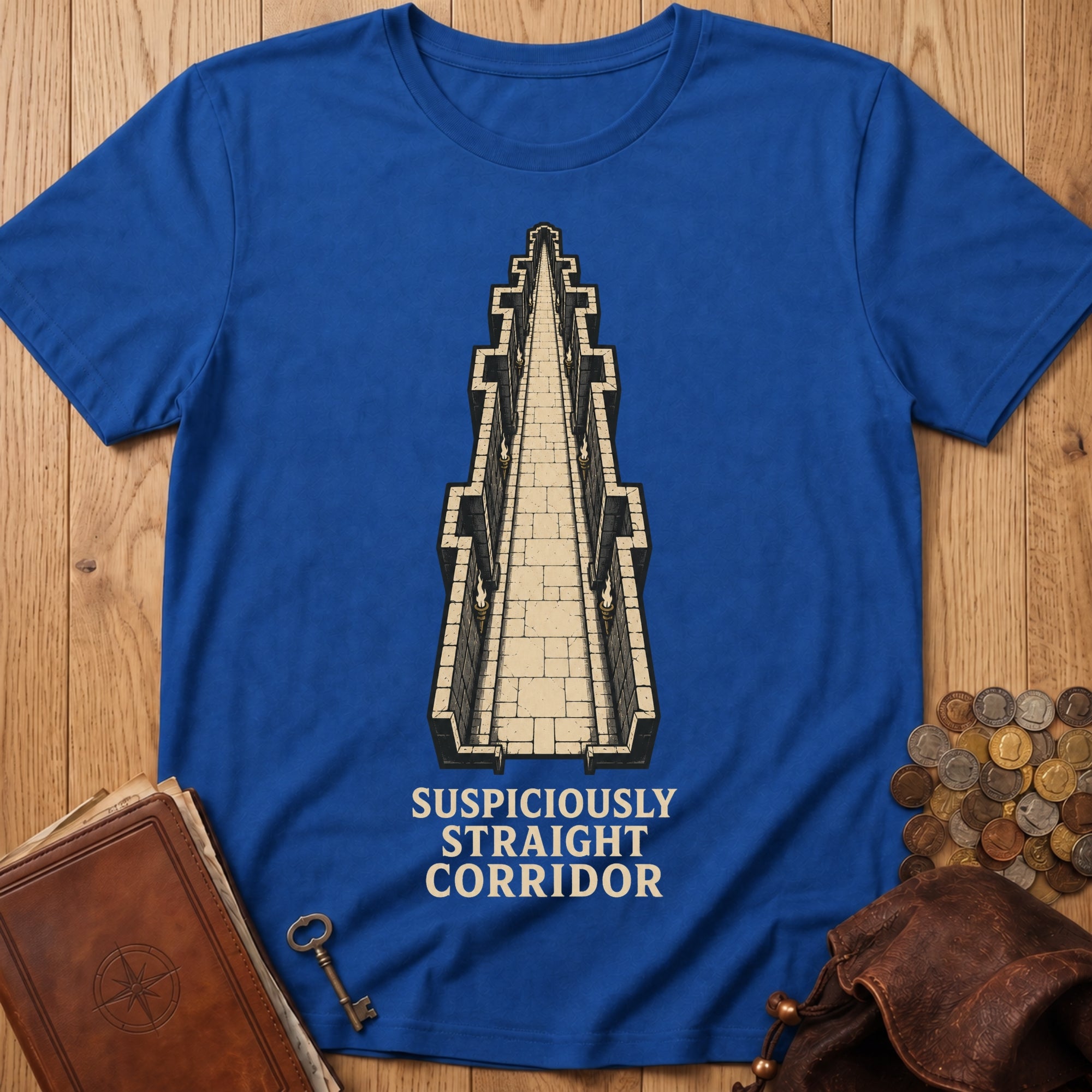 Suspicious Corrido T‑Shirt in Royal
