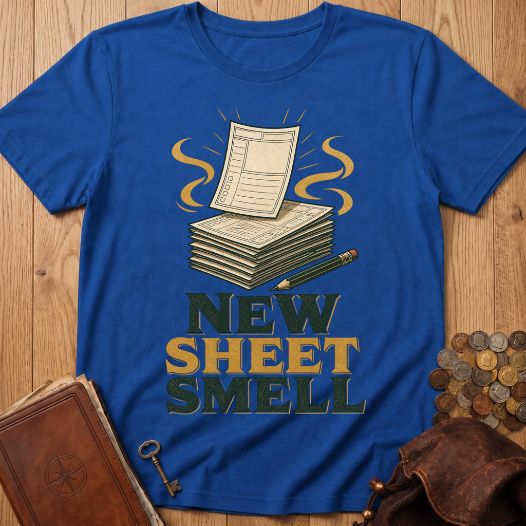 New Sheet Smell T‑Shirt in Royal