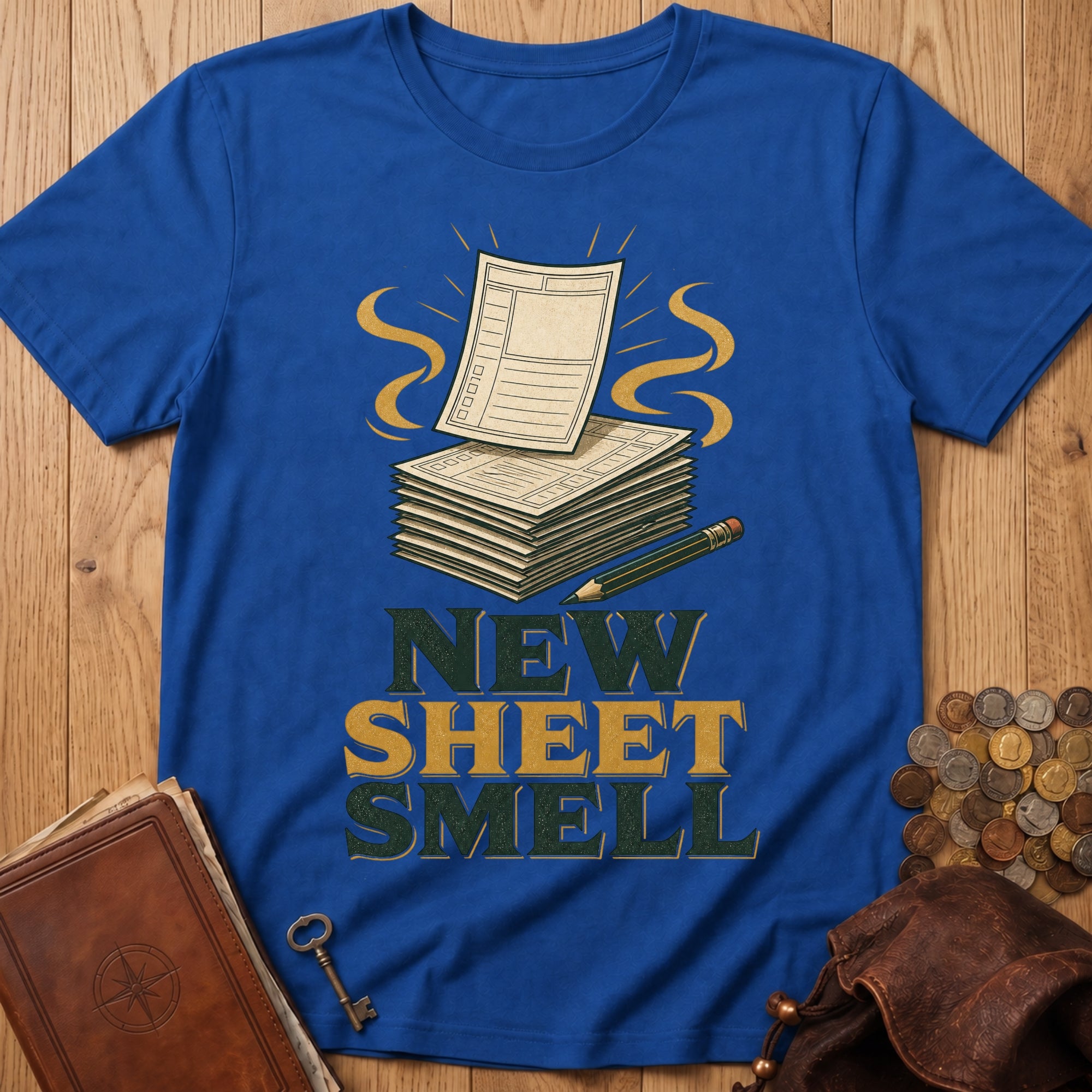 New Sheet Smell T‑Shirt in Royal