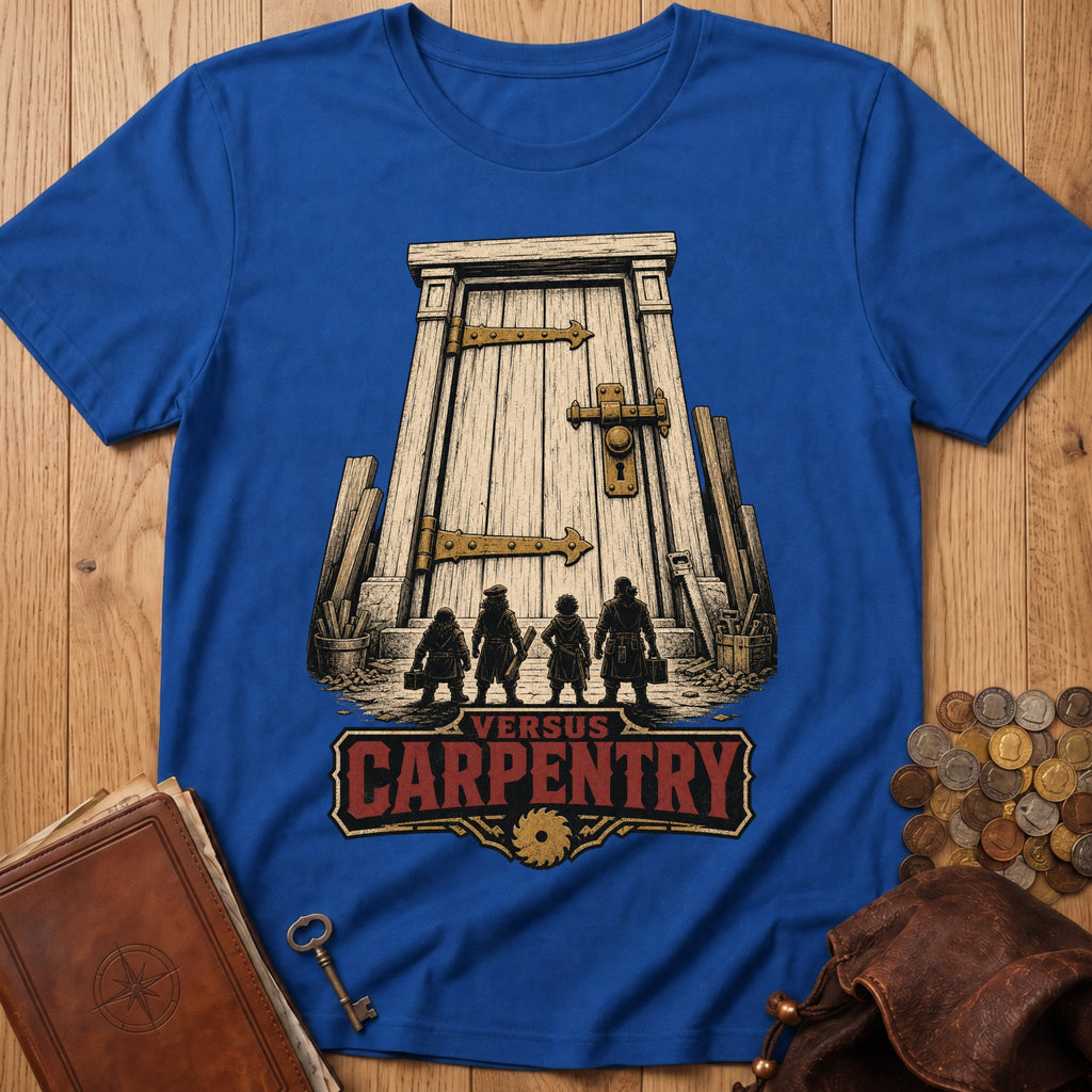 Party Versus Carpentry T‑Shirt in Royal