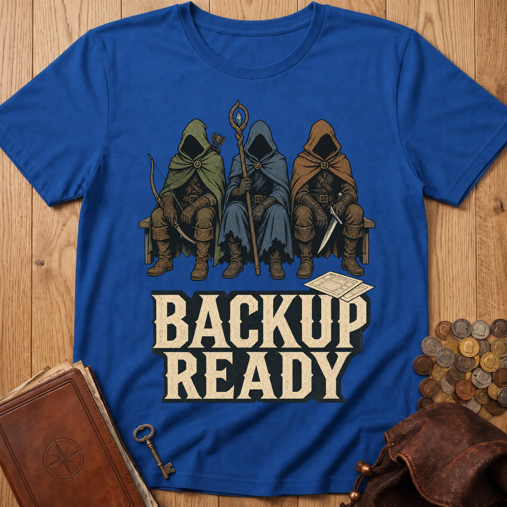 Backup Ready T‑Shirt in Royal