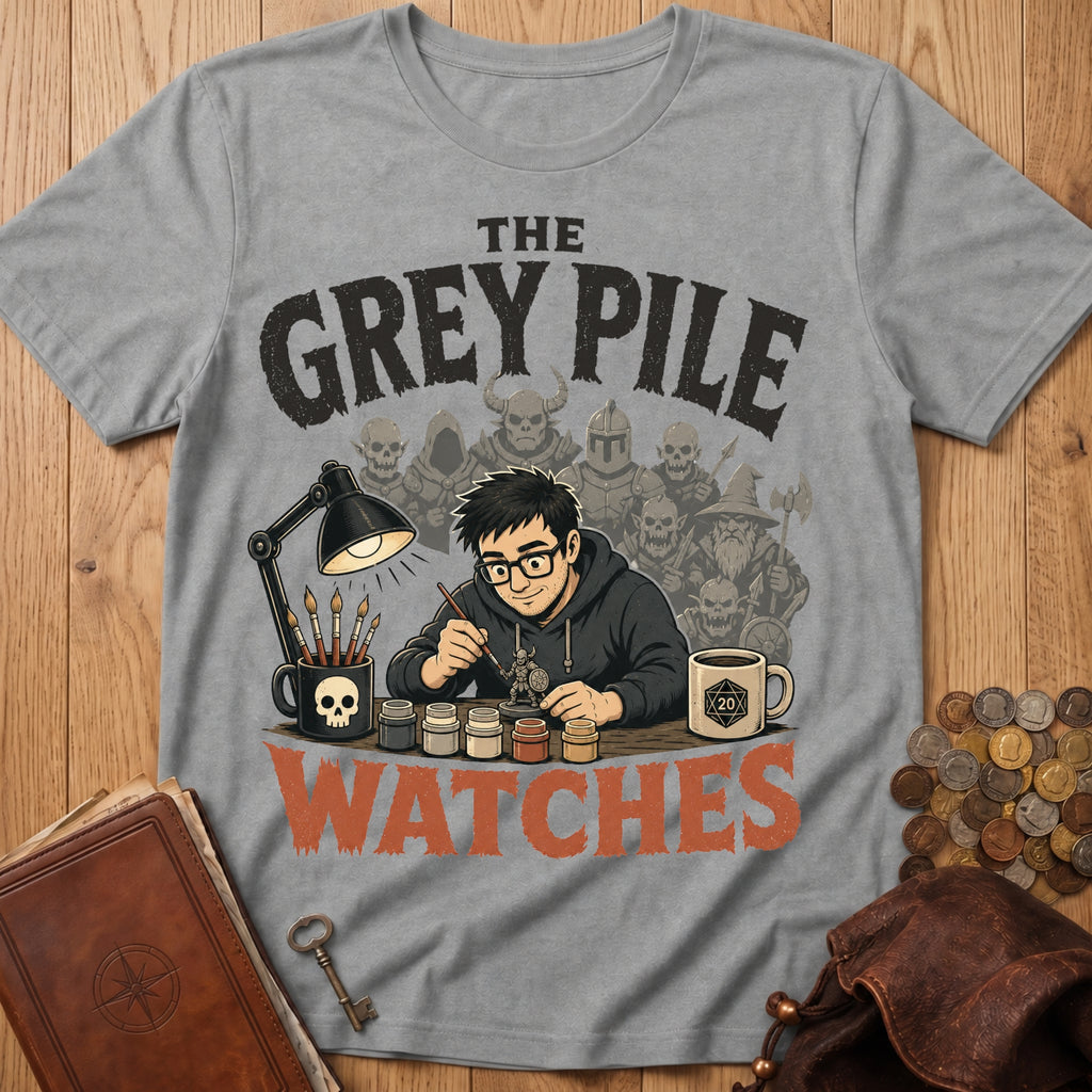 The Grey Pile Watches T‑Shirt in Sport Grey