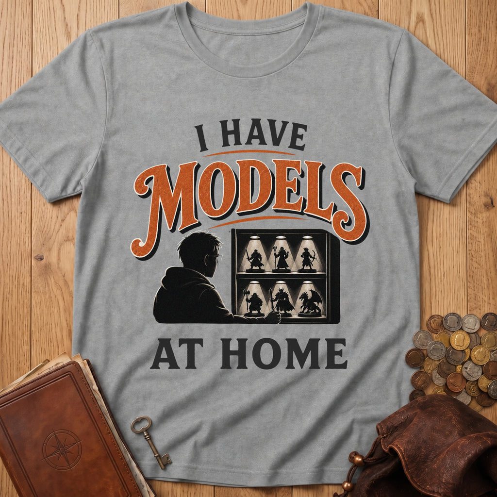 Models At Home T‑Shirt in Sport Grey