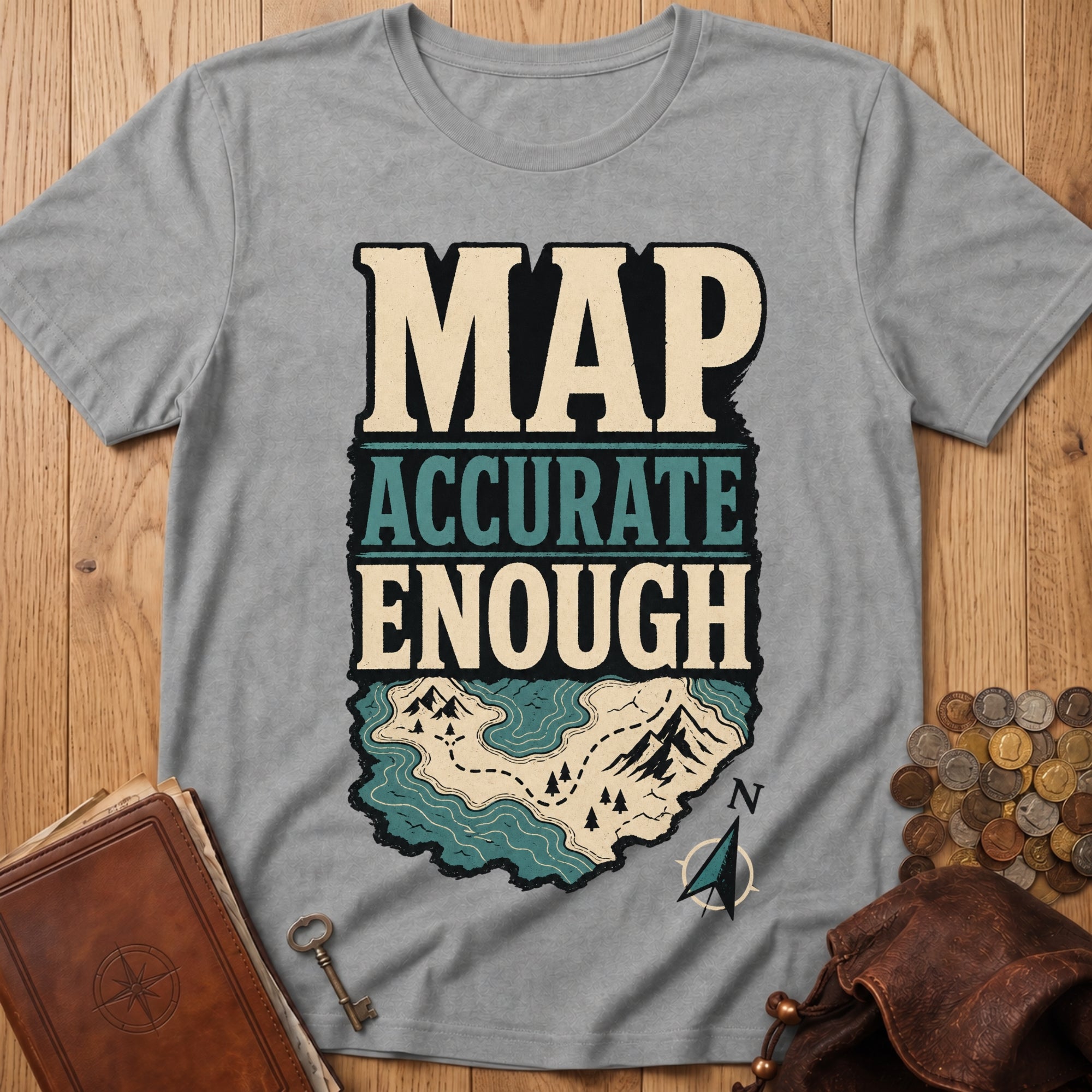 Accurate Enough T‑Shirt in Sport Grey