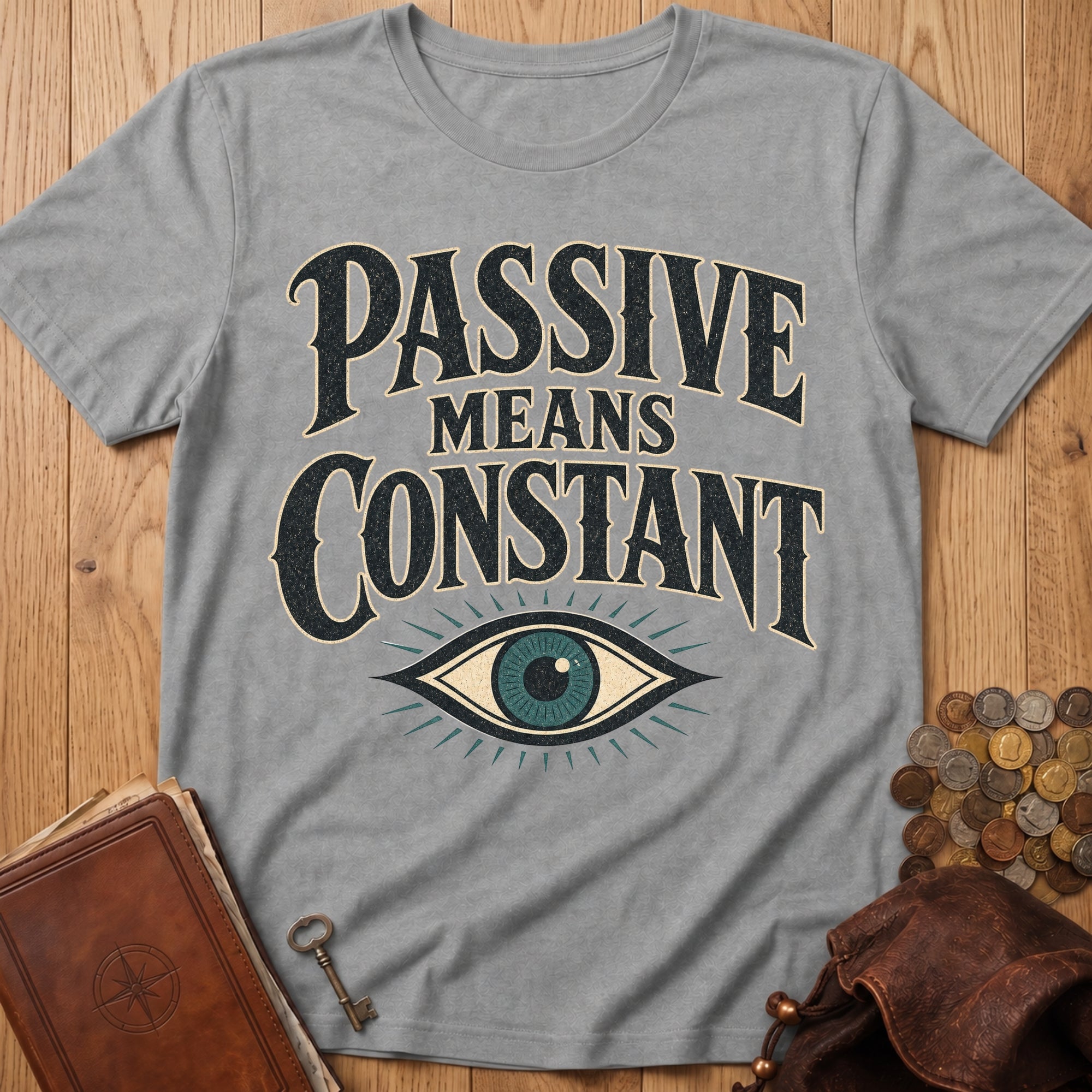 Passive Means Constant T‑Shirt in Sport Grey