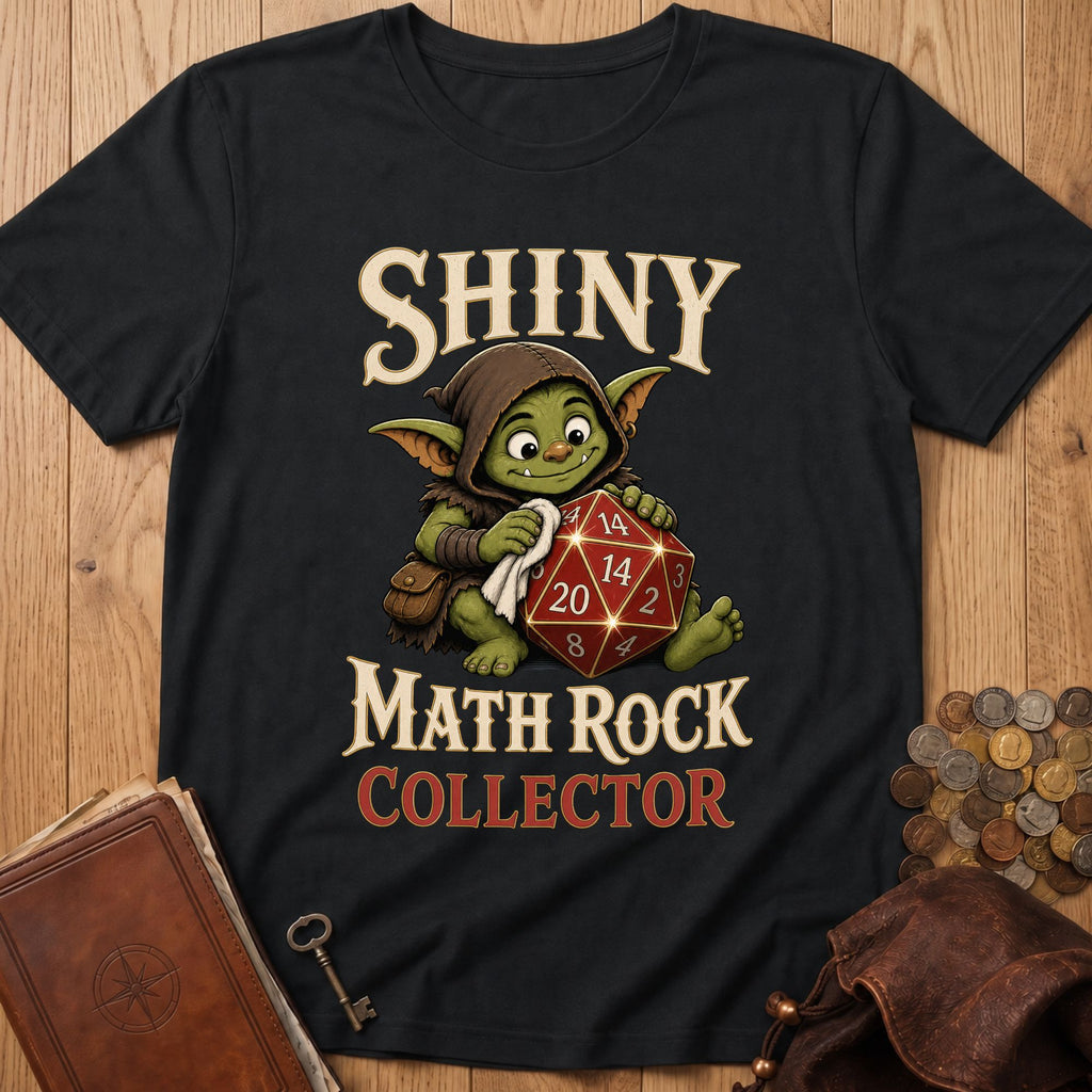 Shiny Math Rock T‑Shirt in Black