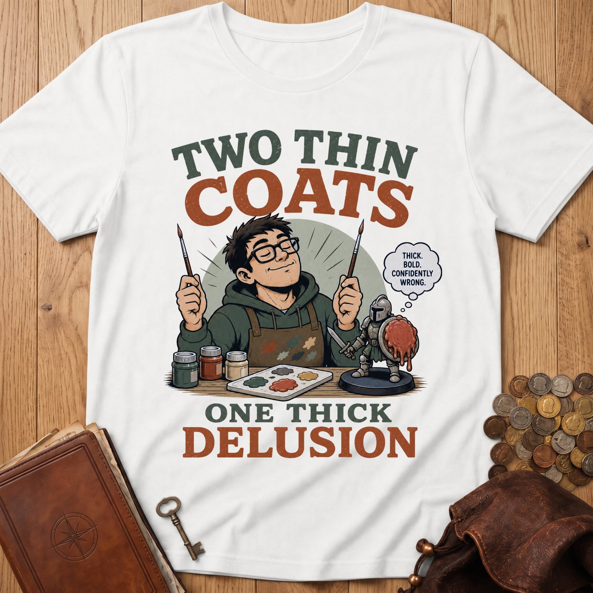 Two Coats T‑Shirt in White