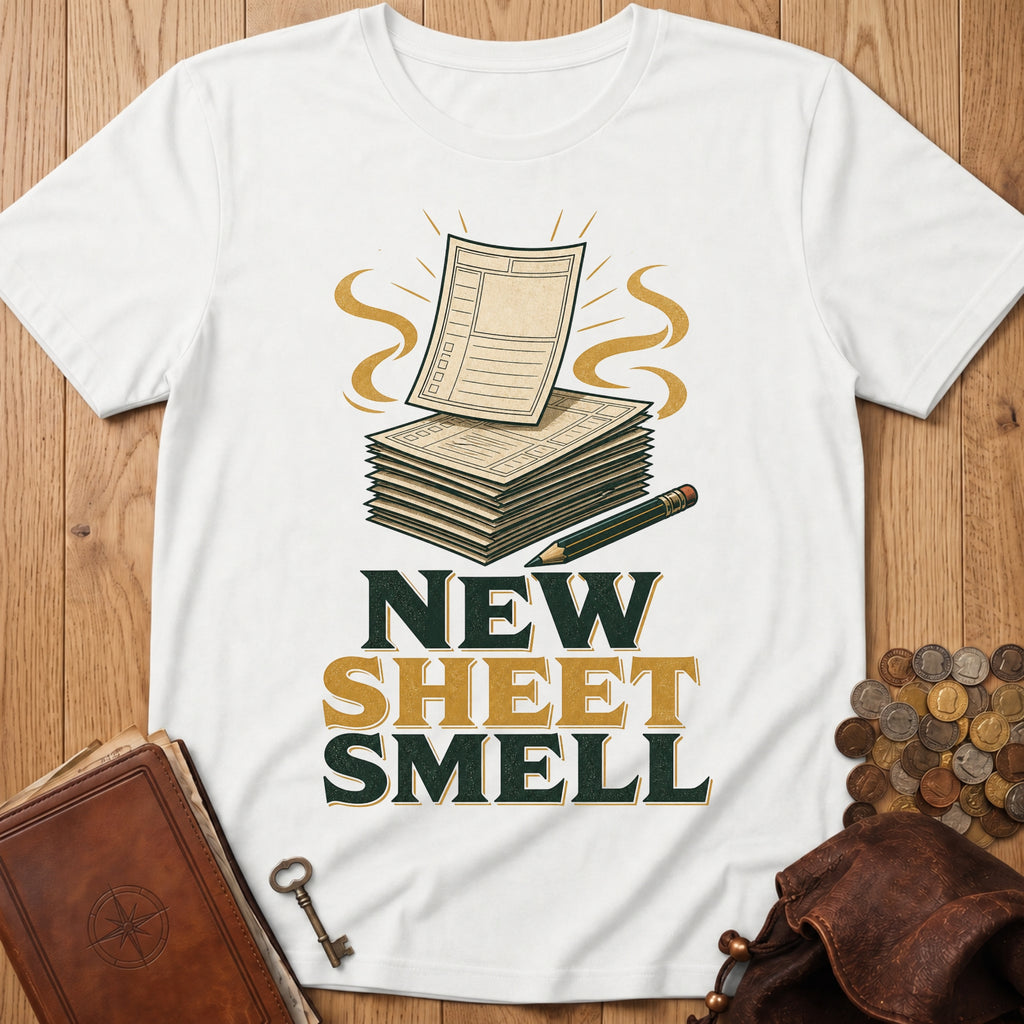 New Sheet Smell T‑Shirt in White